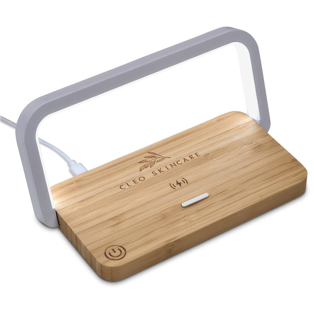 Okiyo Yoru Bamboo Wireless Charger & Night Light 6