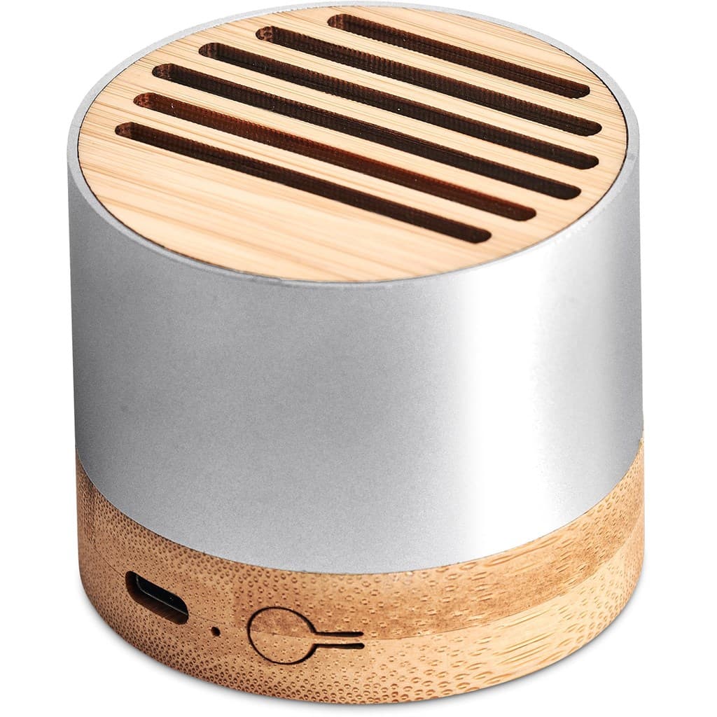 Okiyo Utau Bamboo & Recycled Aluminium Bluetooth Speaker 4