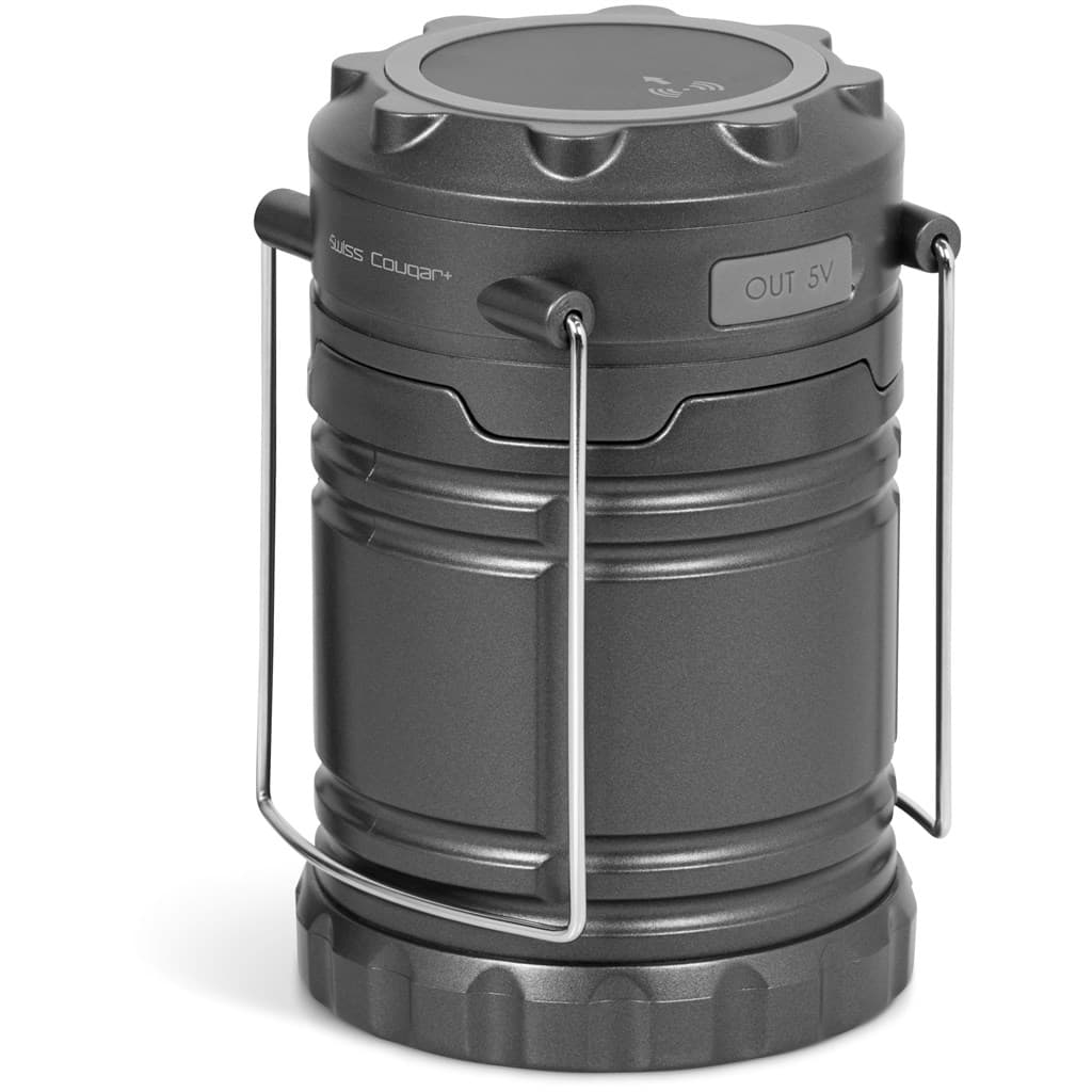 Swiss Cougar Cape Town Lantern & Wireless Charging Power Bank - 4,000mAh 4