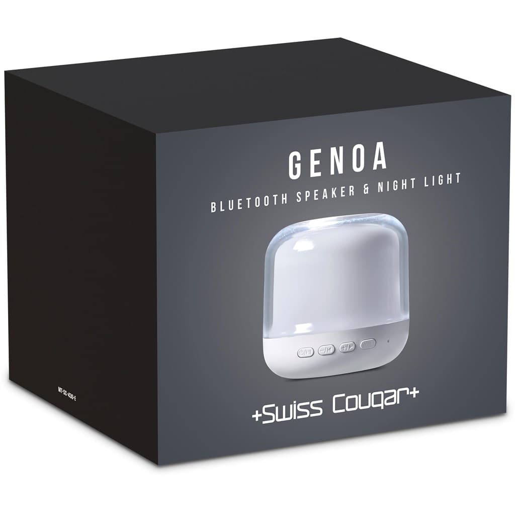 Swiss Cougar Genoa Bluetooth Speaker & Night Light 6