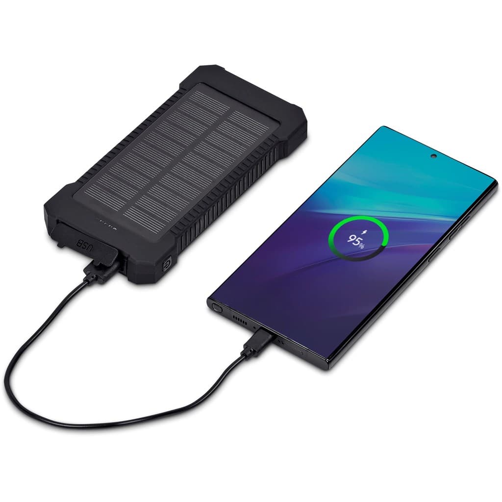 Swiss Cougar Durban Fast Charge 20W Solar Power Bank -10000mAh 2