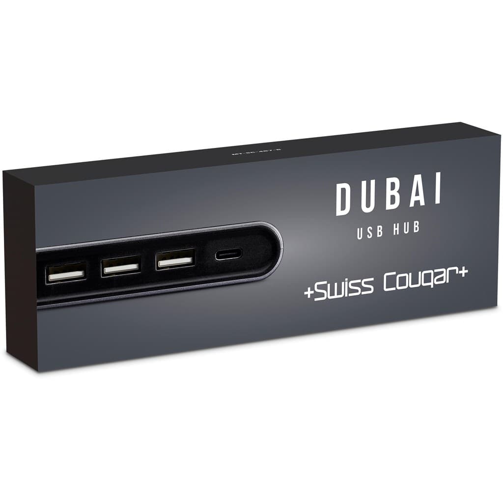 Swiss Cougar Dubai USB Hub - Gun Metal 14