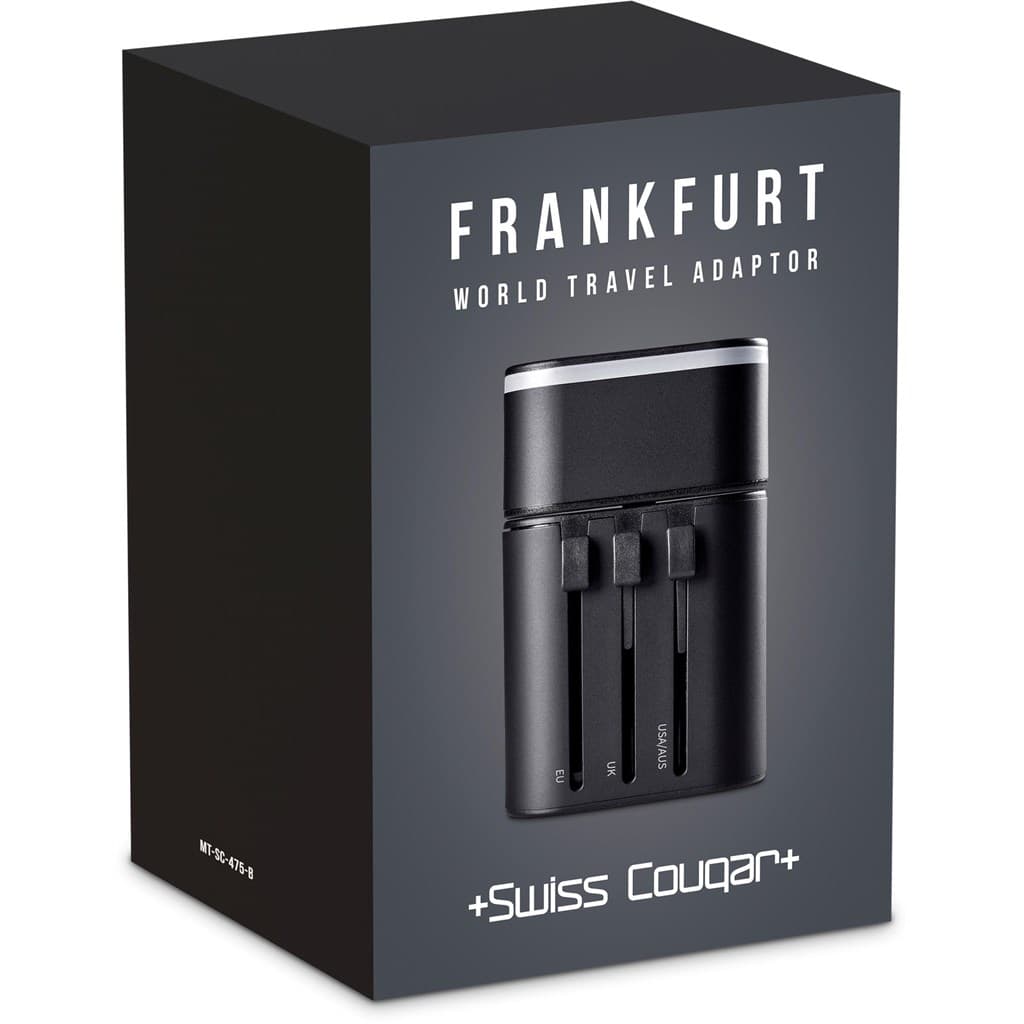 Swiss Cougar Frankfurt World Travel Adaptor 21