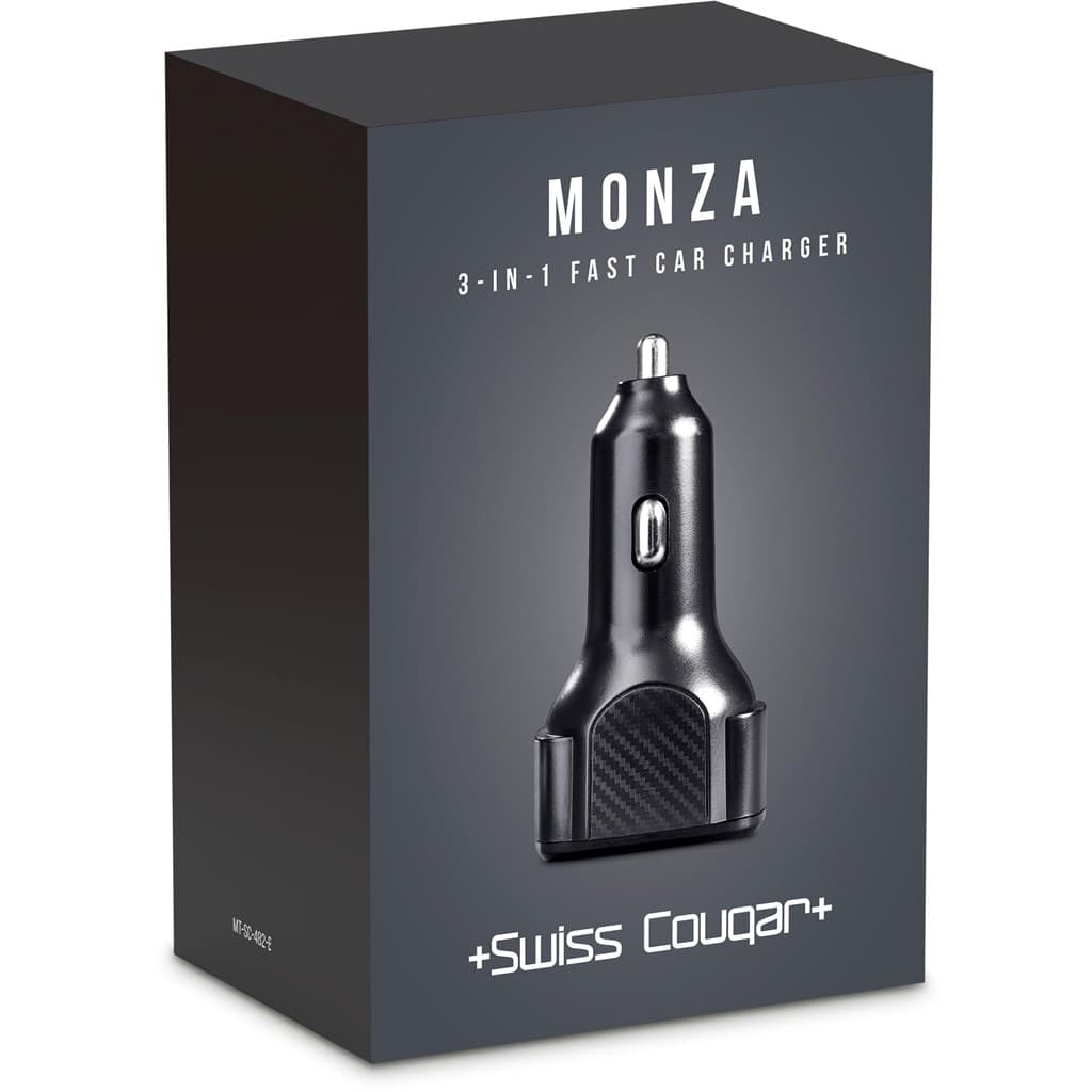 Swiss Cougar Monza 3-in-1 Fast Car Charger 9