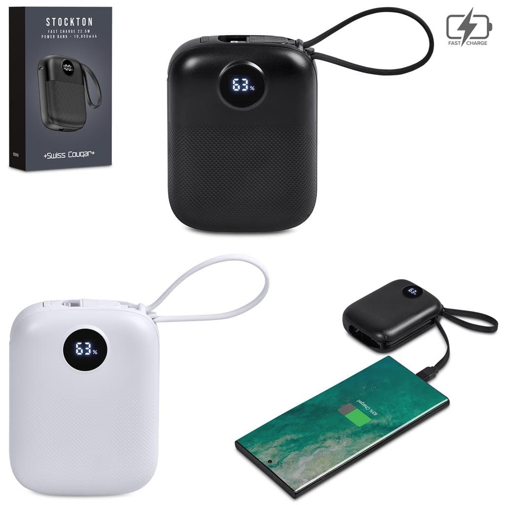 Swiss Cougar Stockton Fast Charge 22.5W Power Bank - 10000mAh 4