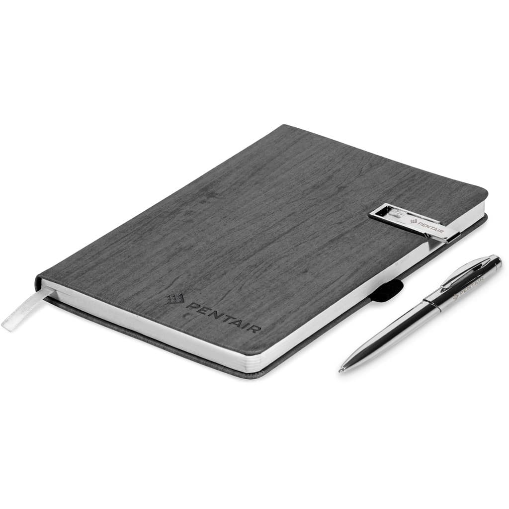 Altitude Oakridge A5 Hard Cover Flash Drive Notebook - 8GB 5