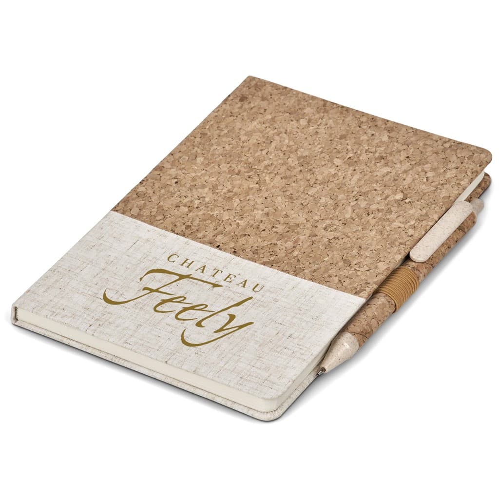 Okiyo Cardon Cork Notebook & Pen Set 2