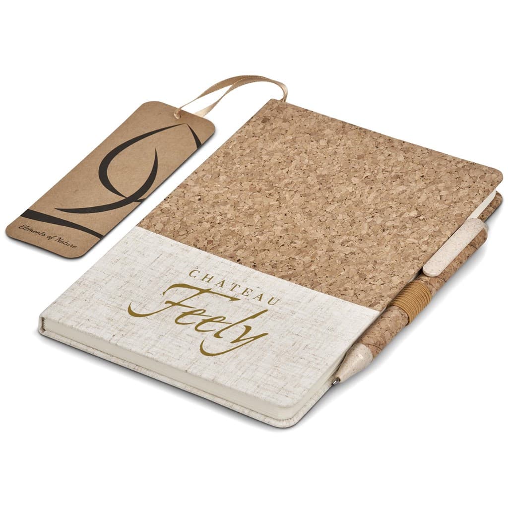 Okiyo Cardon Cork Notebook & Pen Set 4