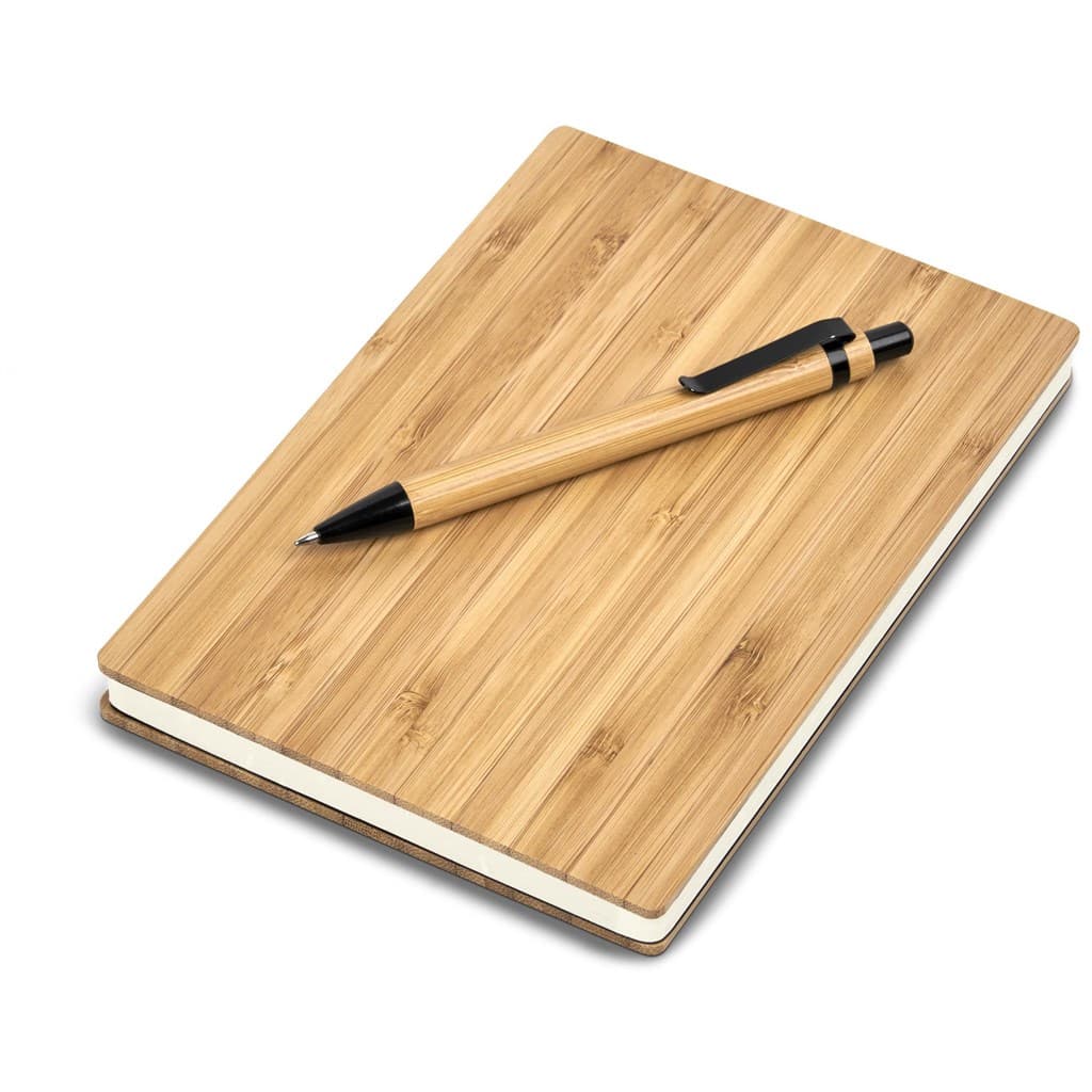 Okiyo Yahari Bamboo Notebook & Pen Set 2