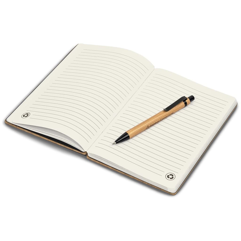 Okiyo Yahari Bamboo Notebook & Pen Set 12