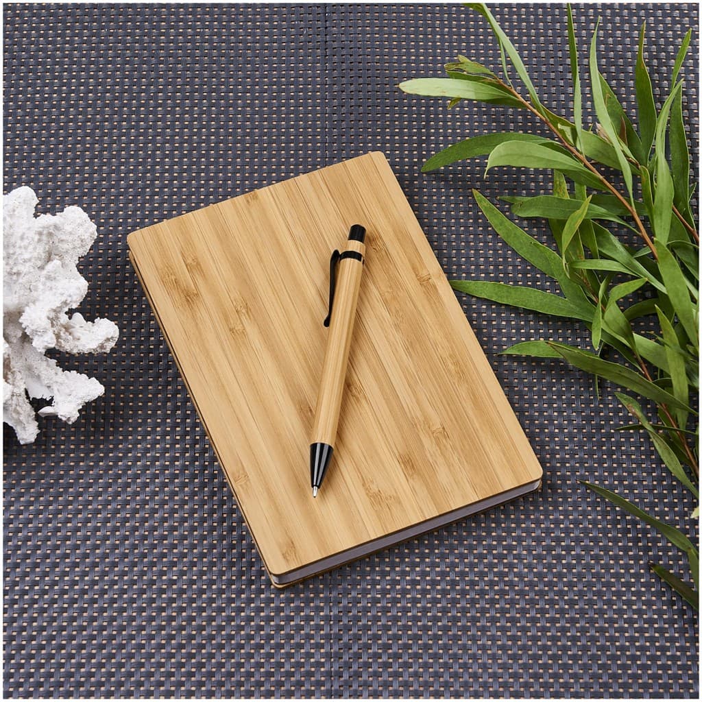Okiyo Yahari Bamboo Notebook & Pen Set 6