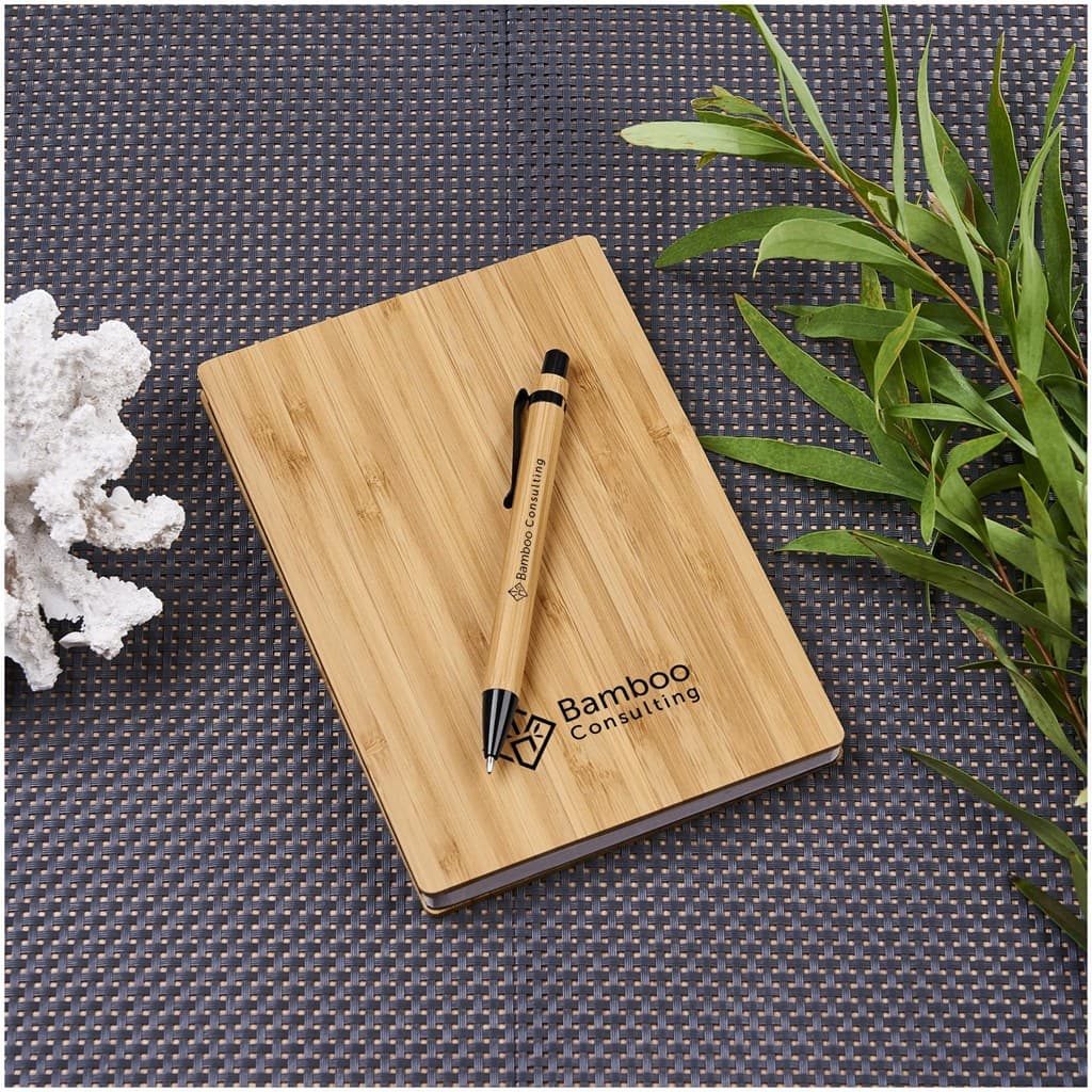 Okiyo Yahari Bamboo Notebook & Pen Set 15