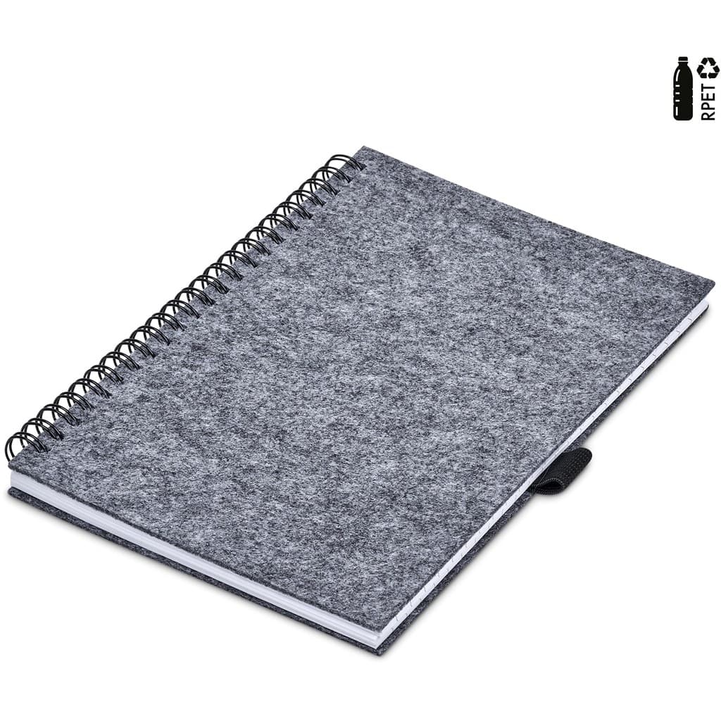 Okiyo Fuji Recycled PET Felt A5 Spiral Notebook 3