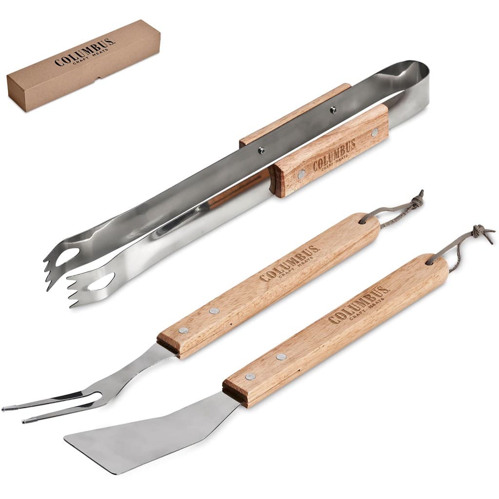 Altitude Palma Bamboo 3-Piece Braai Set 1