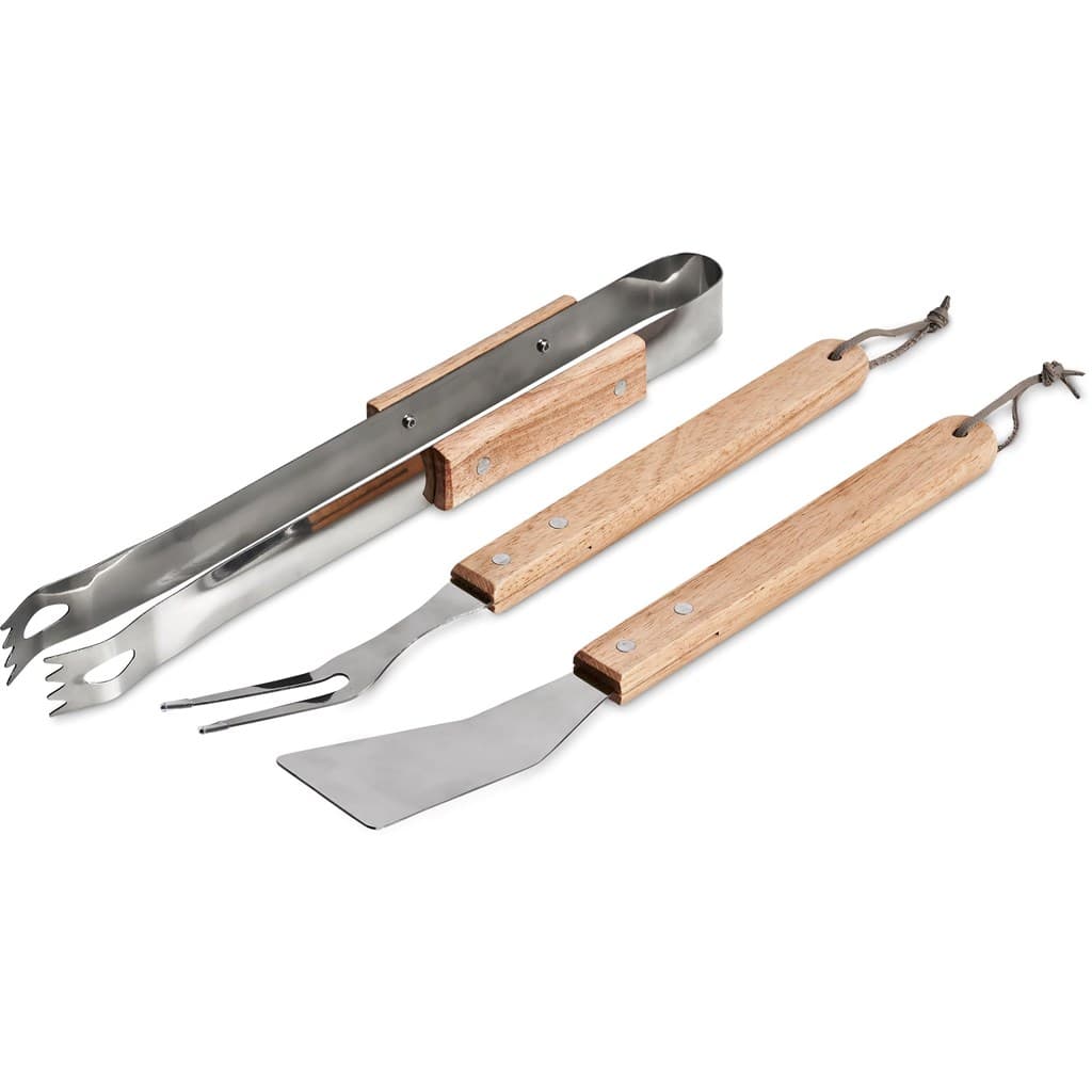 Altitude Palma Bamboo 3-Piece Braai Set 3