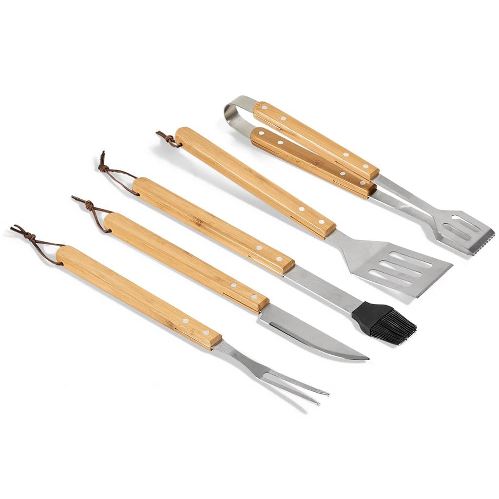Okiyo Yakiniku Bamboo 5-Piece Braai Set 14