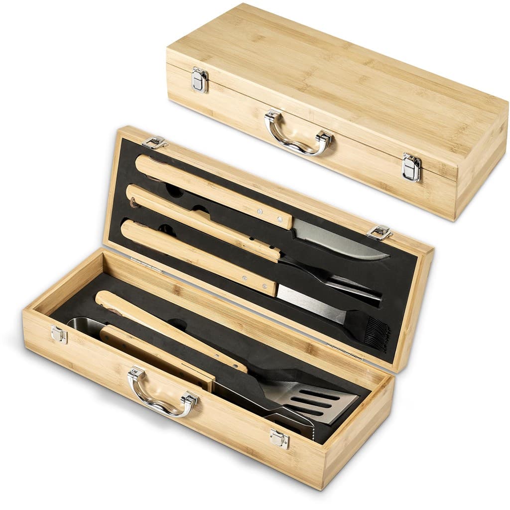 Okiyo Yakiniku Bamboo 5-Piece Braai Set 8