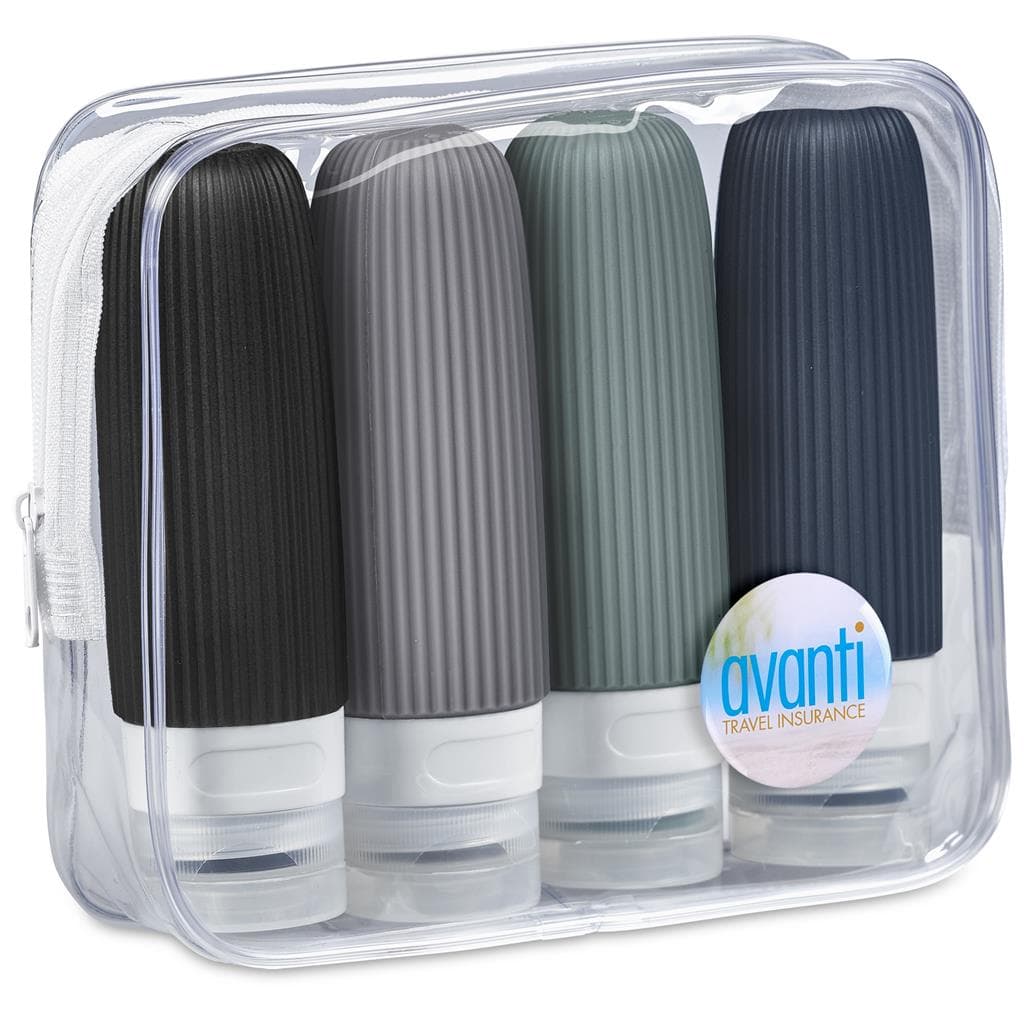 Serendipio Pack Mate Silicone Travel Set 4