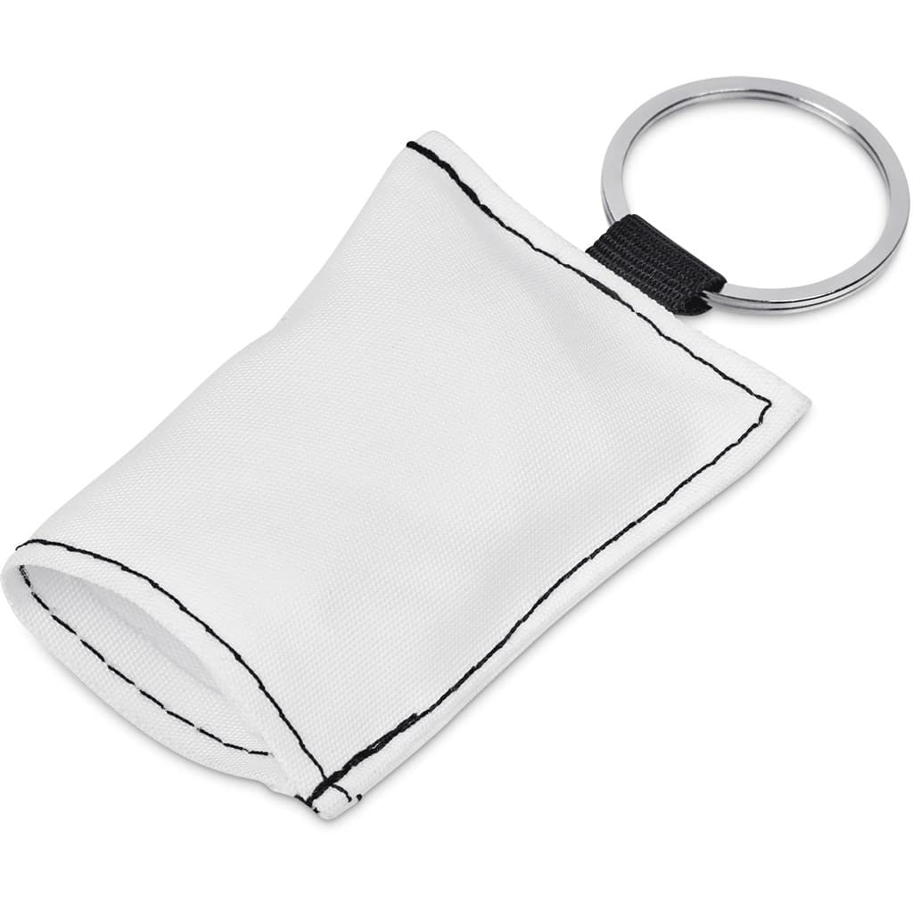 Hoppla Aquila Polyester Keyring Pouch with Cleaning Cloth 2