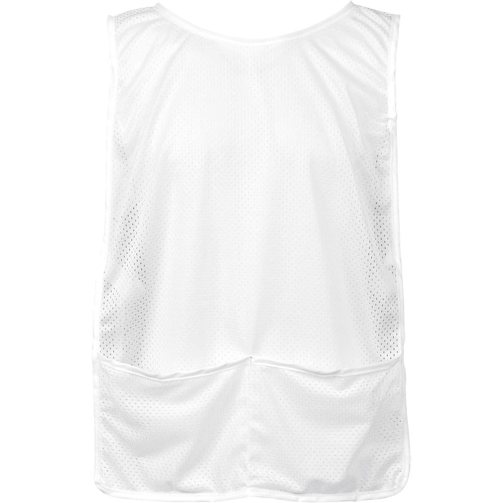 Hoppla Jackal Caddy Bib with PVC Name Sleeve-White 2