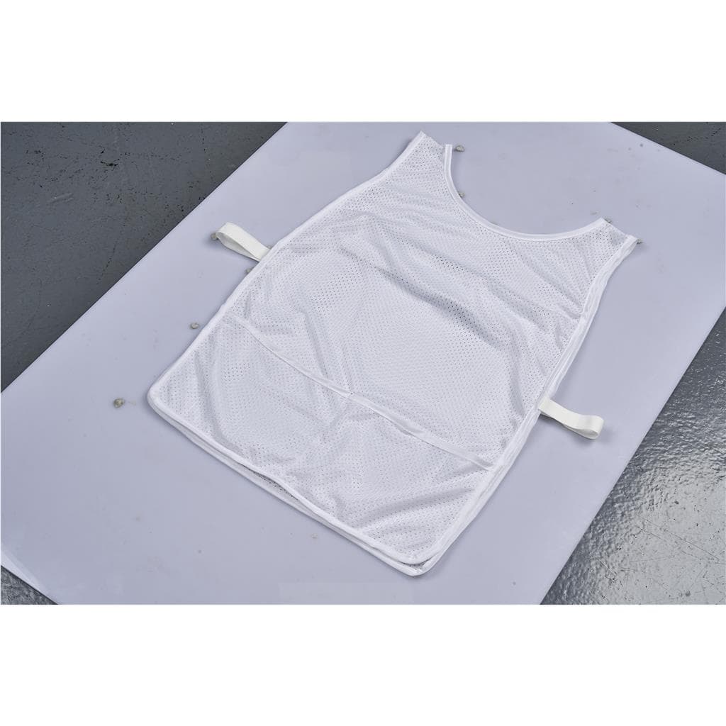 Hoppla Jackal Caddy Bib with PVC Name Sleeve-White 15