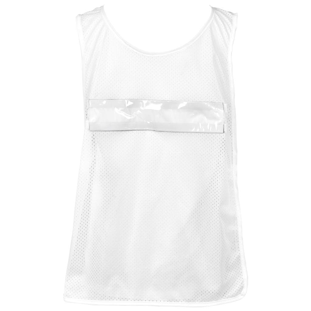 Hoppla Jackal Caddy Bib with PVC Name Sleeve-White 17