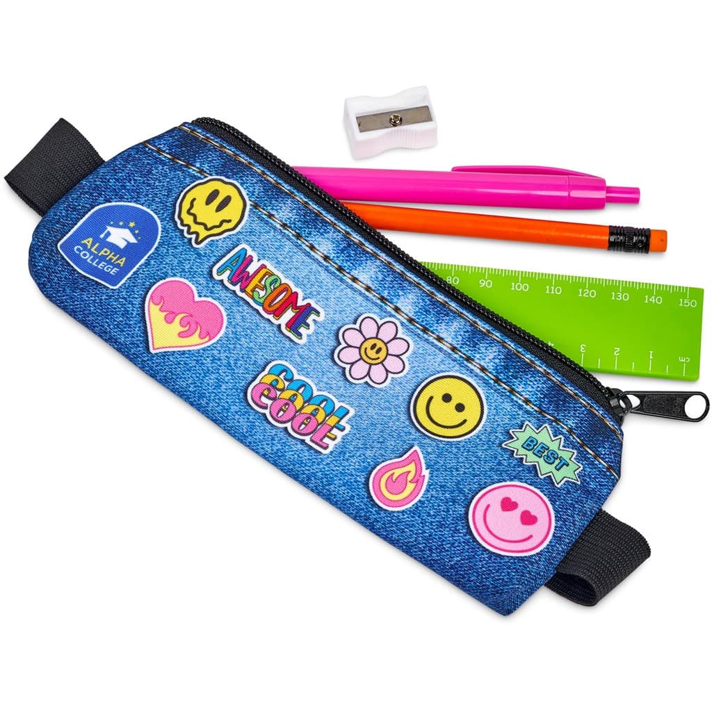 Hoppla Lagoon Polyester Pencil Case To Fit Over An A5 Notebook 6