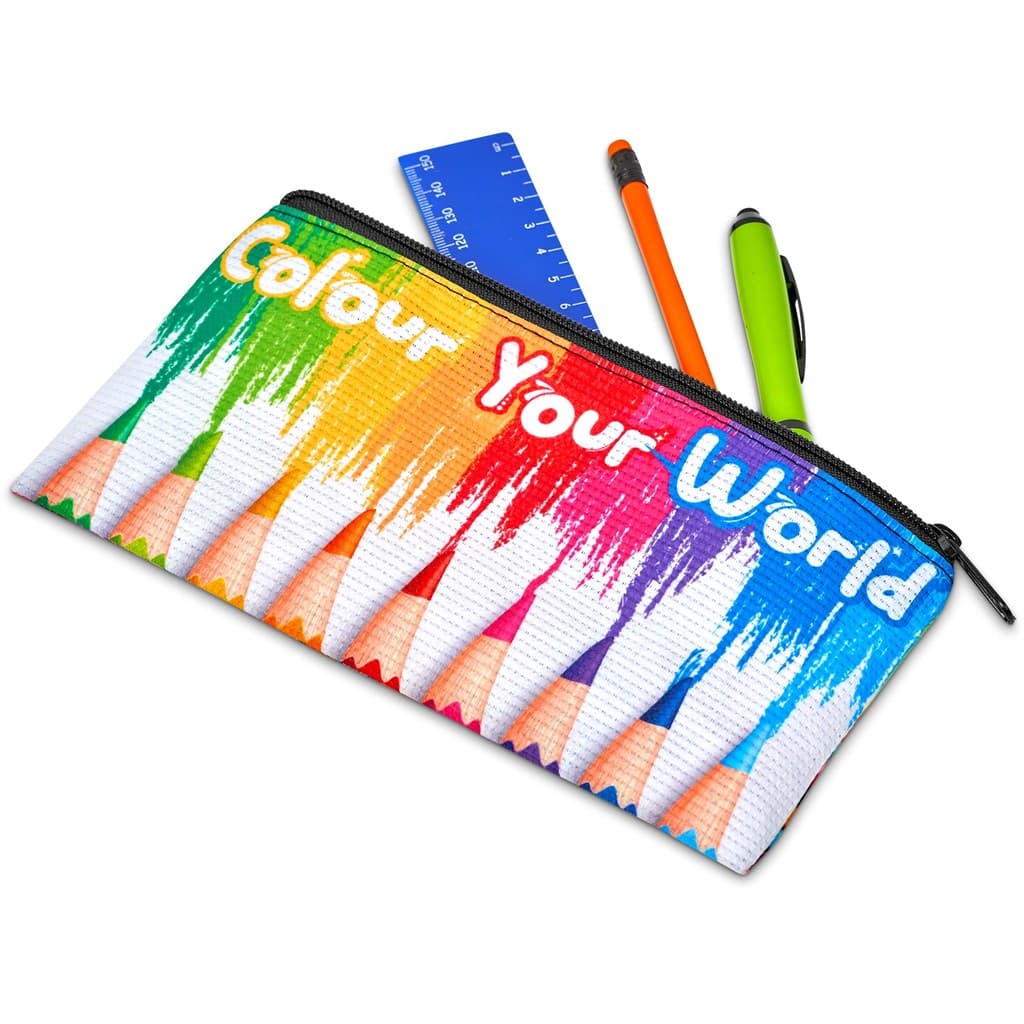 Hoppla Junior Recycled PET Stitch-Bond Pencil Case 3