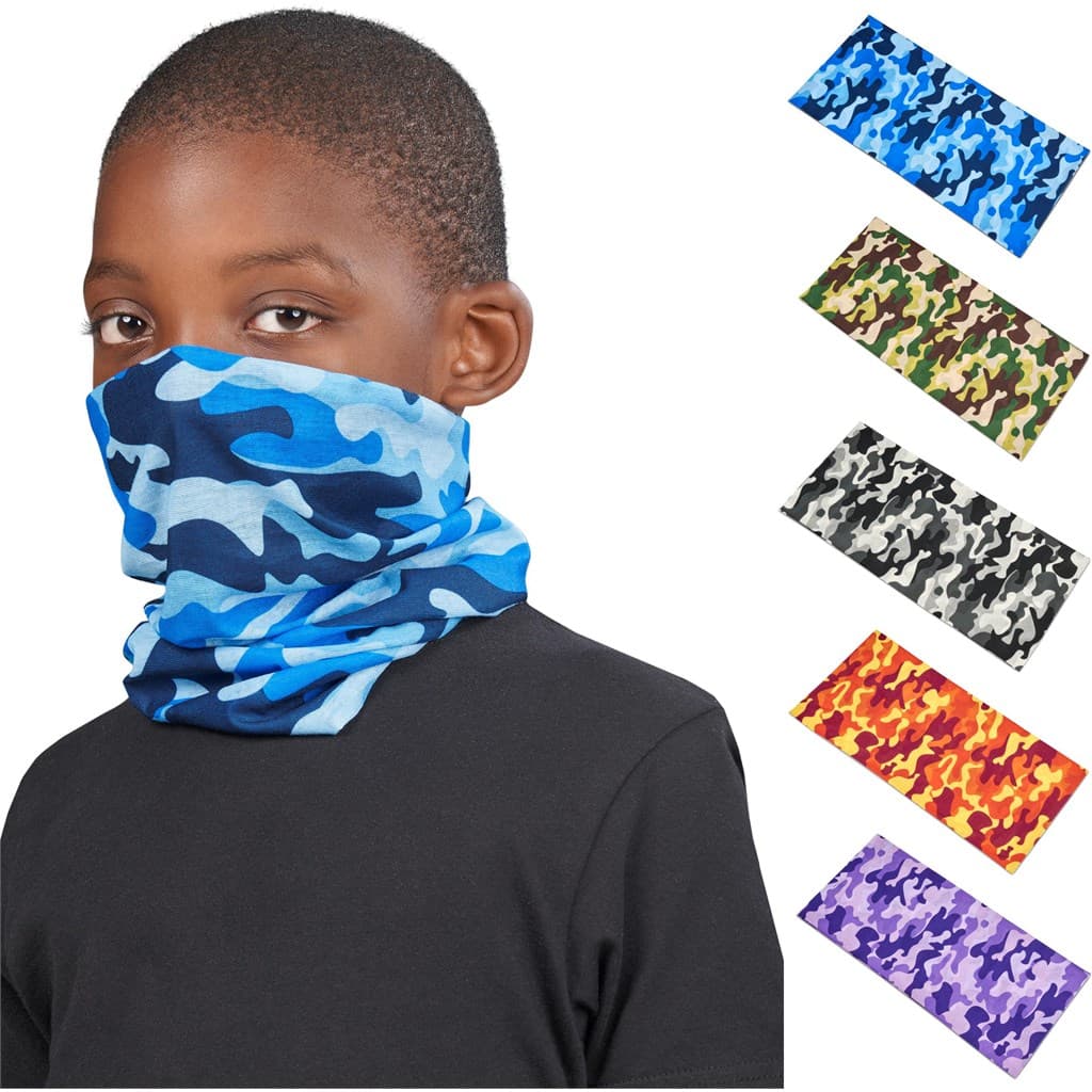 Kids Camo Flexi Tubular Bandana 5