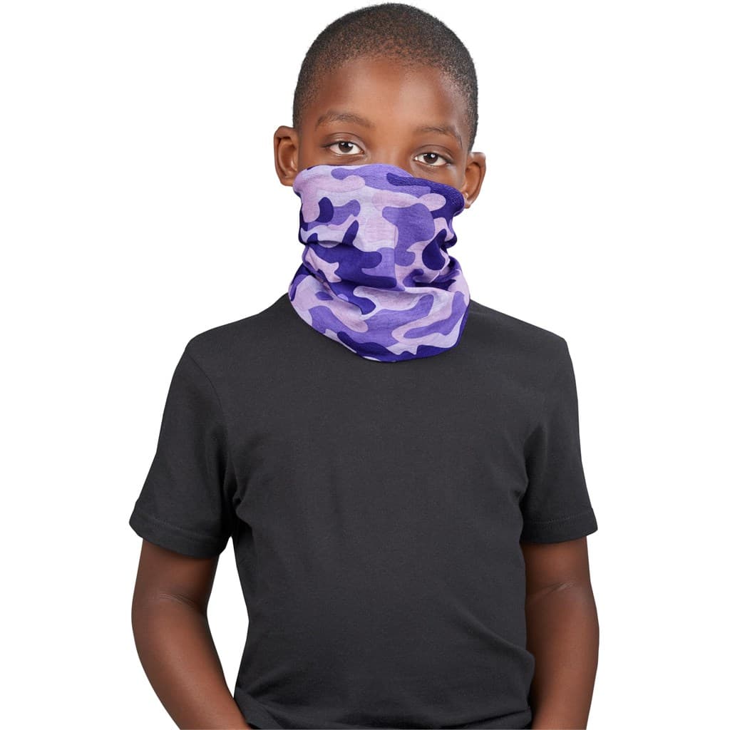 Kids Camo Flexi Tubular Bandana 2