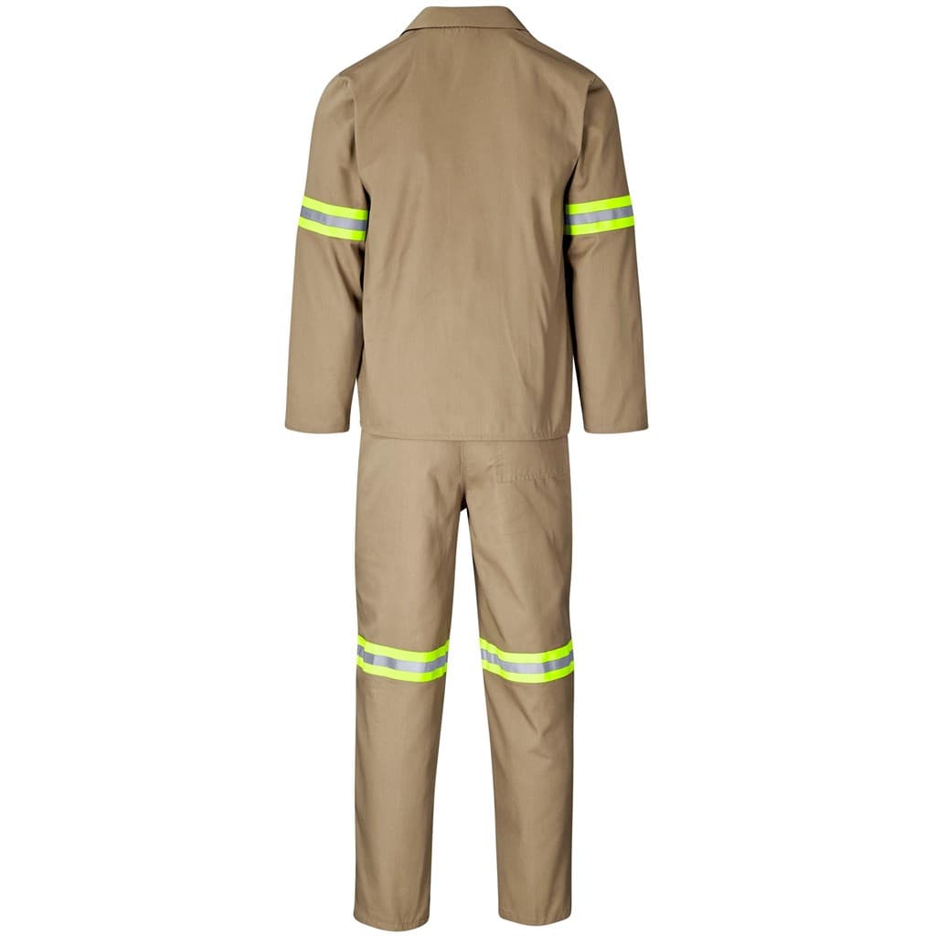 Trade Polycotton Conti Suit - Reflective Arms & Legs - Yellow Tape 28