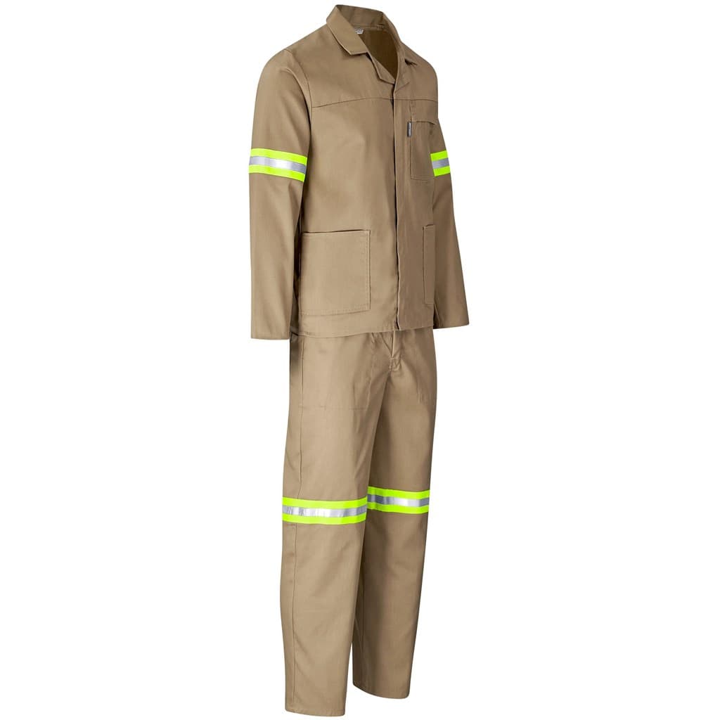 Trade Polycotton Conti Suit - Reflective Arms & Legs - Yellow Tape 29