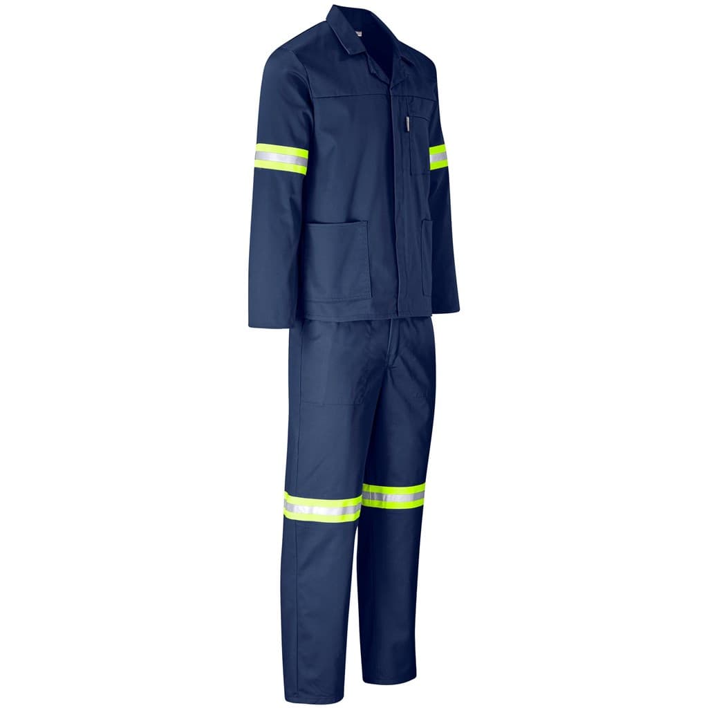 Trade Polycotton Conti Suit - Reflective Arms & Legs - Yellow Tape 32