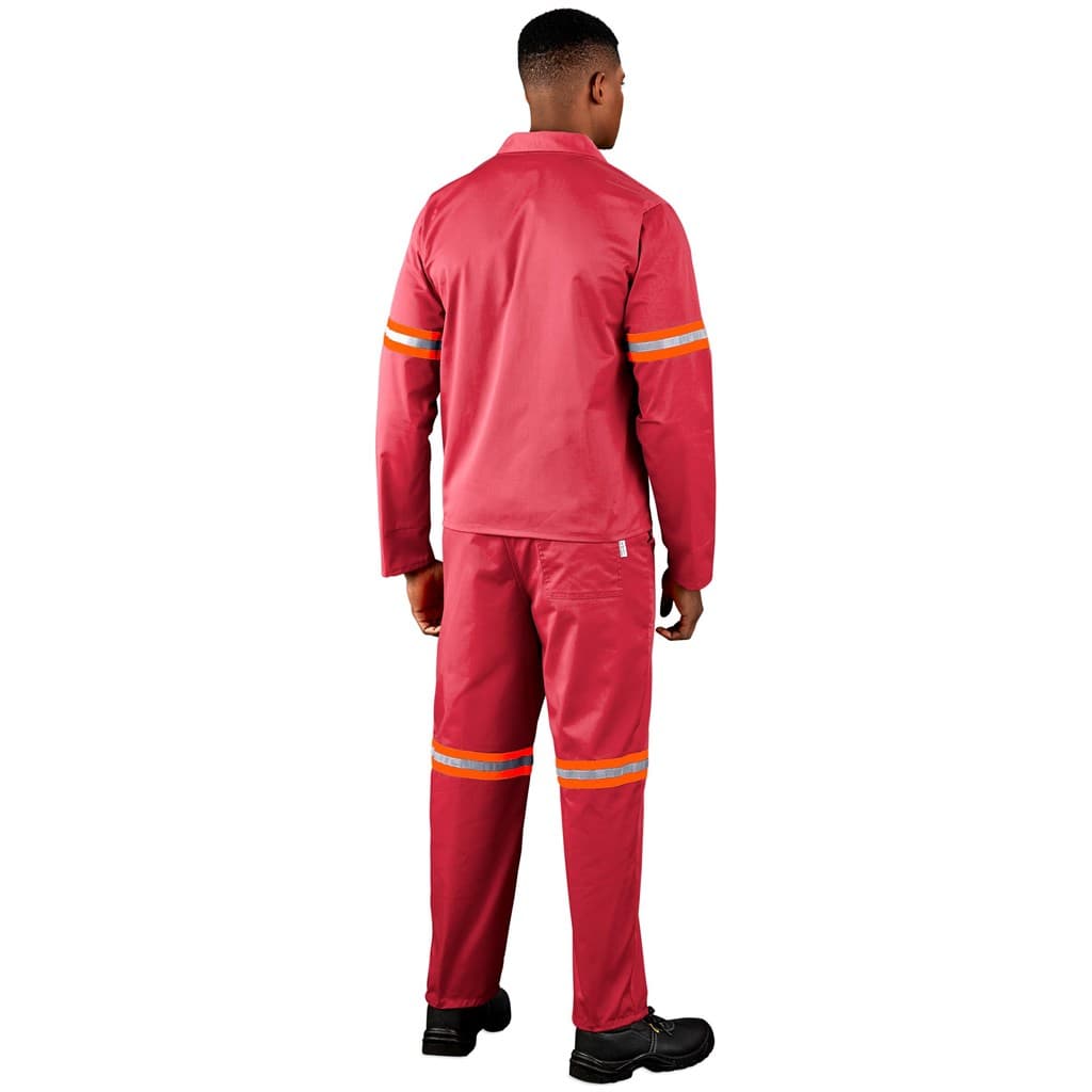 Trade Polycotton Conti Suit - Reflective Arms & Legs - Orange Tape 5
