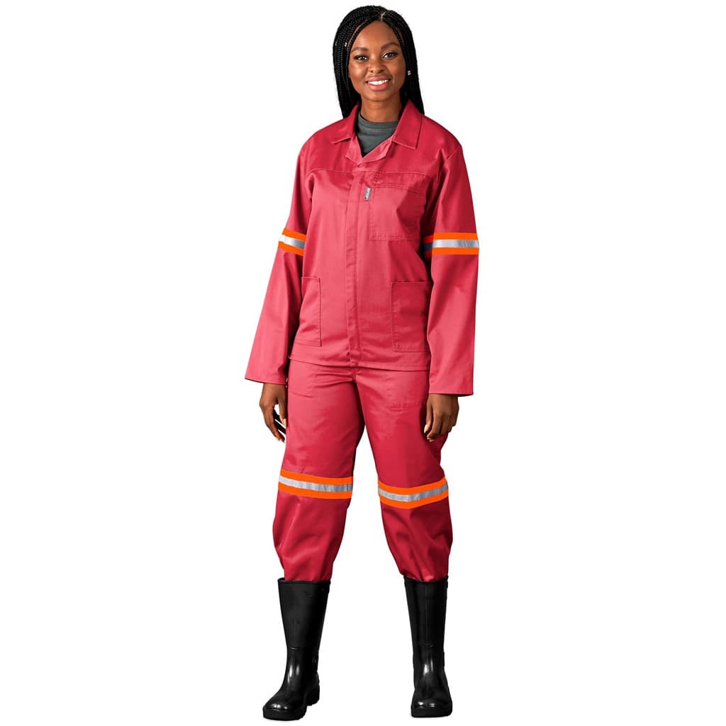 Trade Polycotton Conti Suit - Reflective Arms & Legs - Orange Tape 8