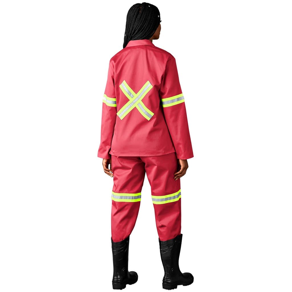 Trade Polycotton Conti Suit - Reflective Arms, Legs & Back - Yellow Tape 6
