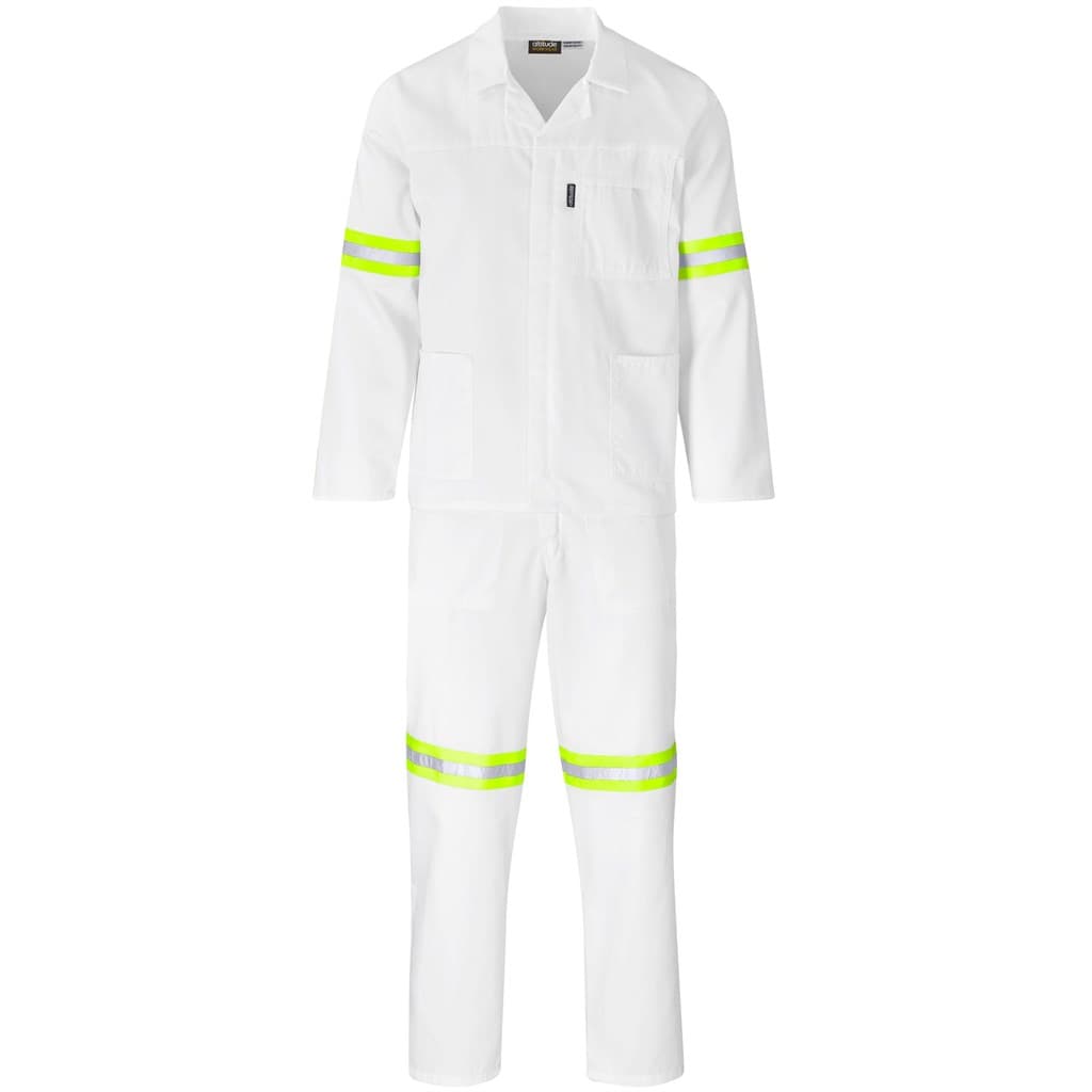Trade Polycotton Conti Suit - Reflective Arms & Legs - Yellow Tape 42