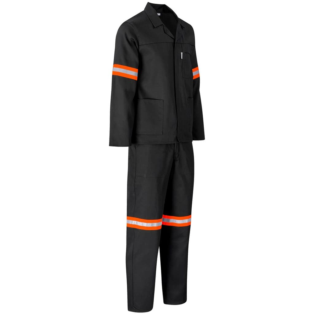 Trade Polycotton Conti Suit - Reflective Arms & Legs - Orange Tape 12