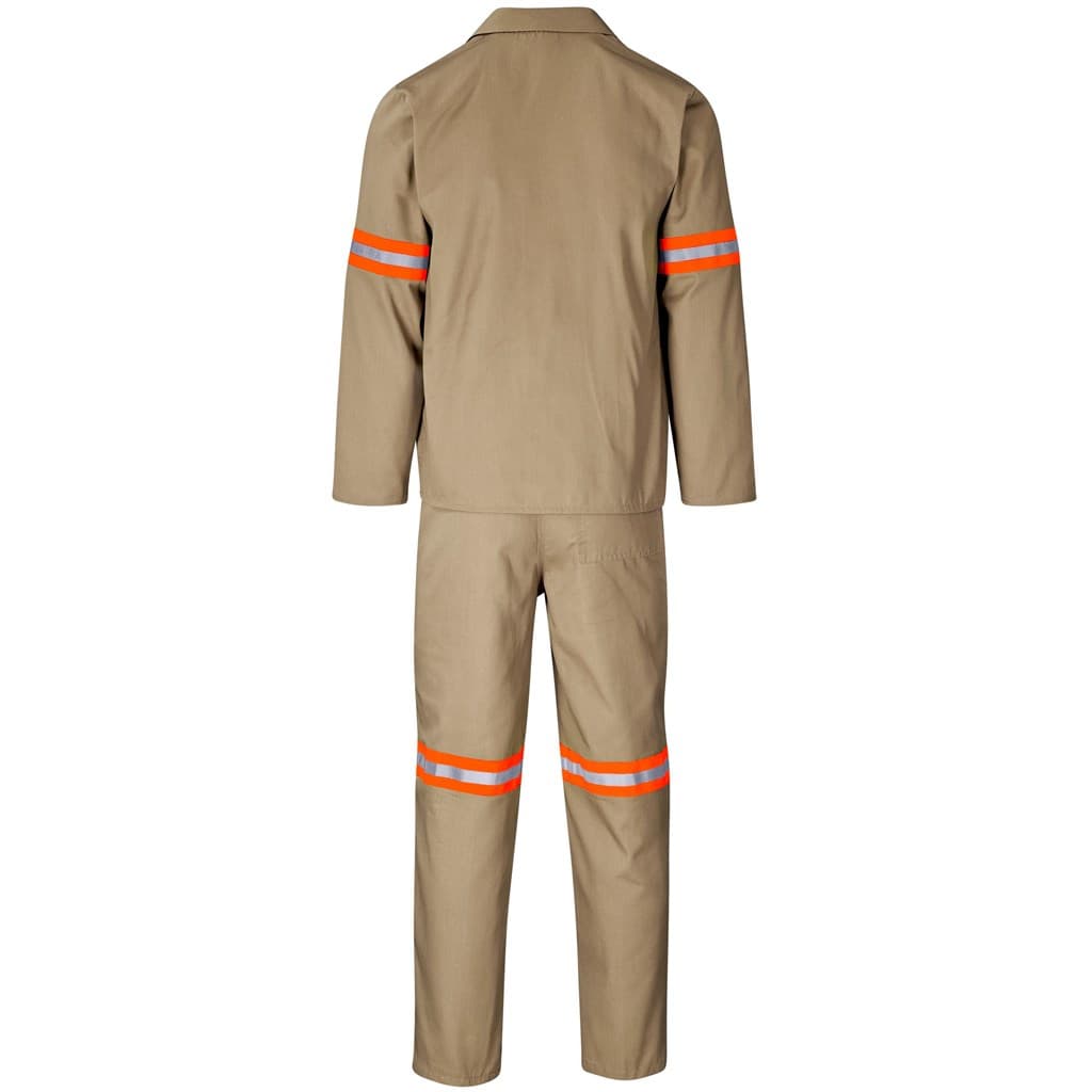 Trade Polycotton Conti Suit - Reflective Arms & Legs - Orange Tape 21