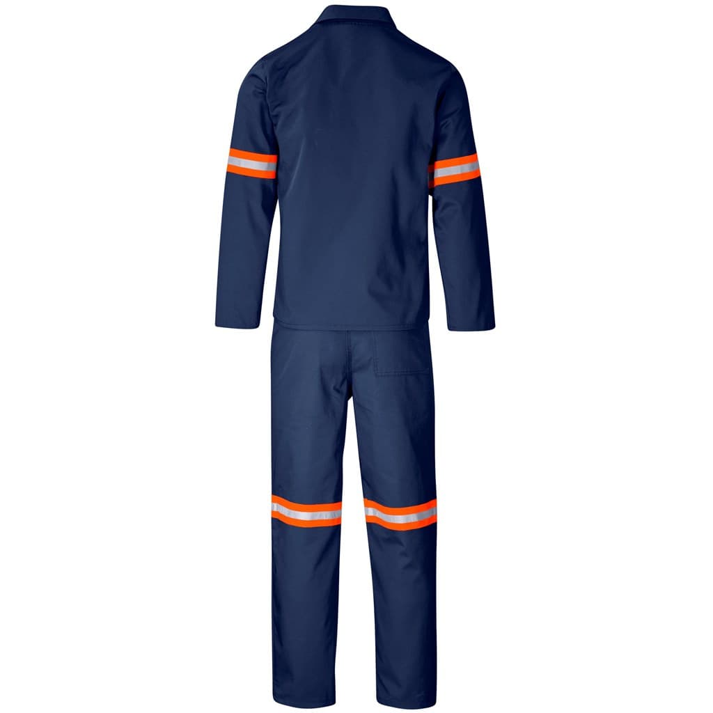 Trade Polycotton Conti Suit - Reflective Arms & Legs - Orange Tape 24