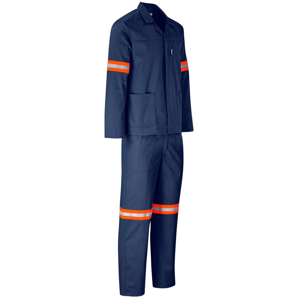 Trade Polycotton Conti Suit - Reflective Arms & Legs - Orange Tape 23