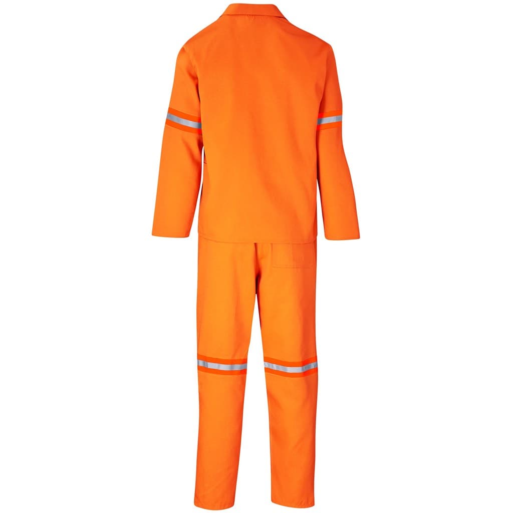 Trade Polycotton Conti Suit - Reflective Arms & Legs - Orange Tape 26