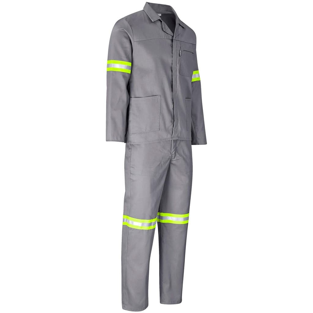 Trade Polycotton Conti Suit - Reflective Arms, Legs & Back - Yellow Tape 16