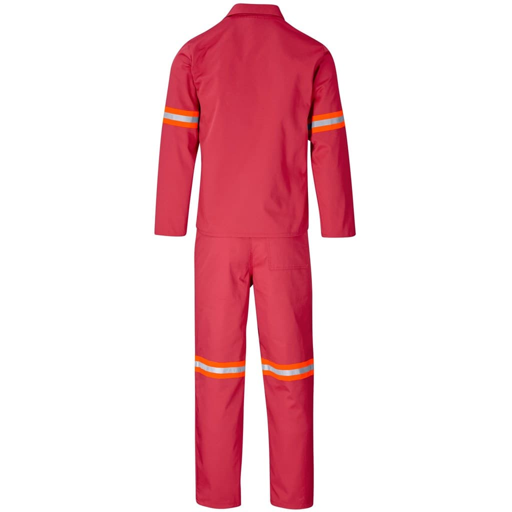 Trade Polycotton Conti Suit - Reflective Arms & Legs - Orange Tape 29