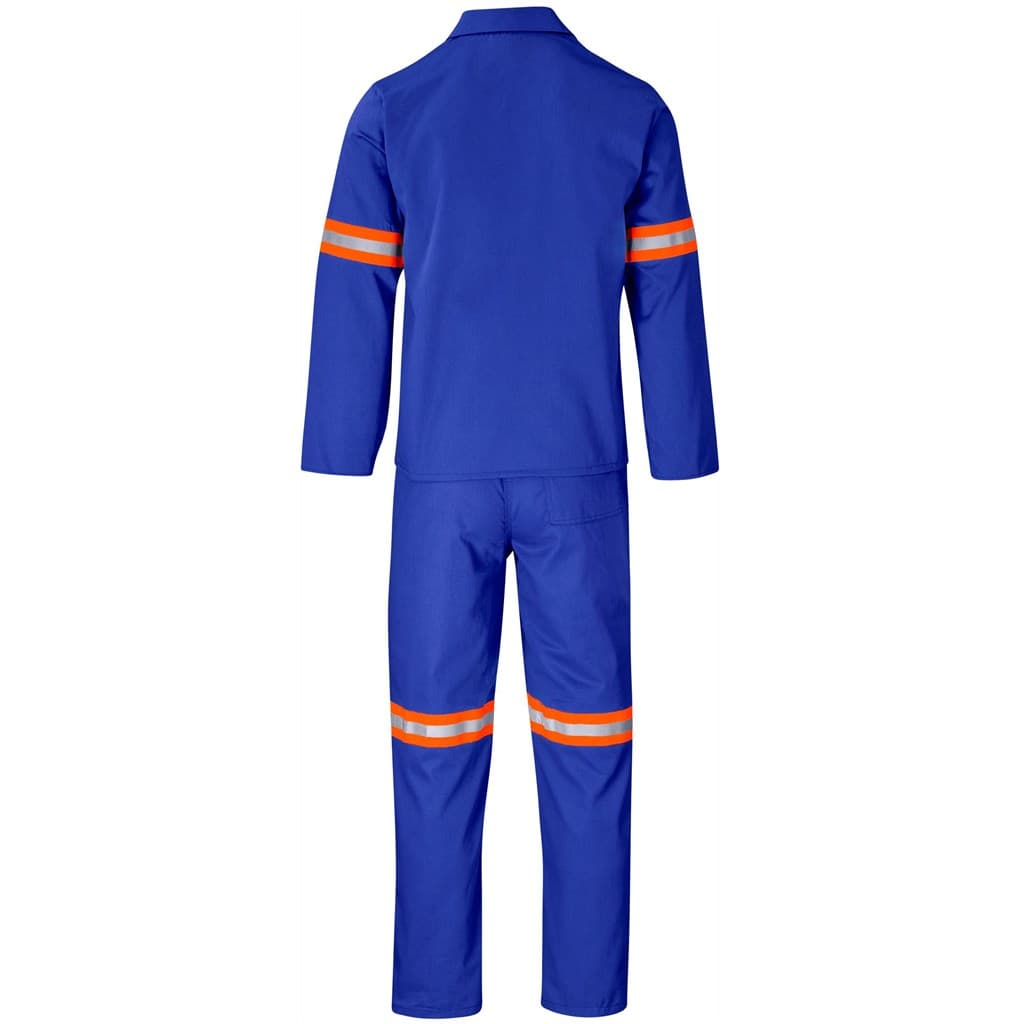 Trade Polycotton Conti Suit - Reflective Arms & Legs - Orange Tape 32