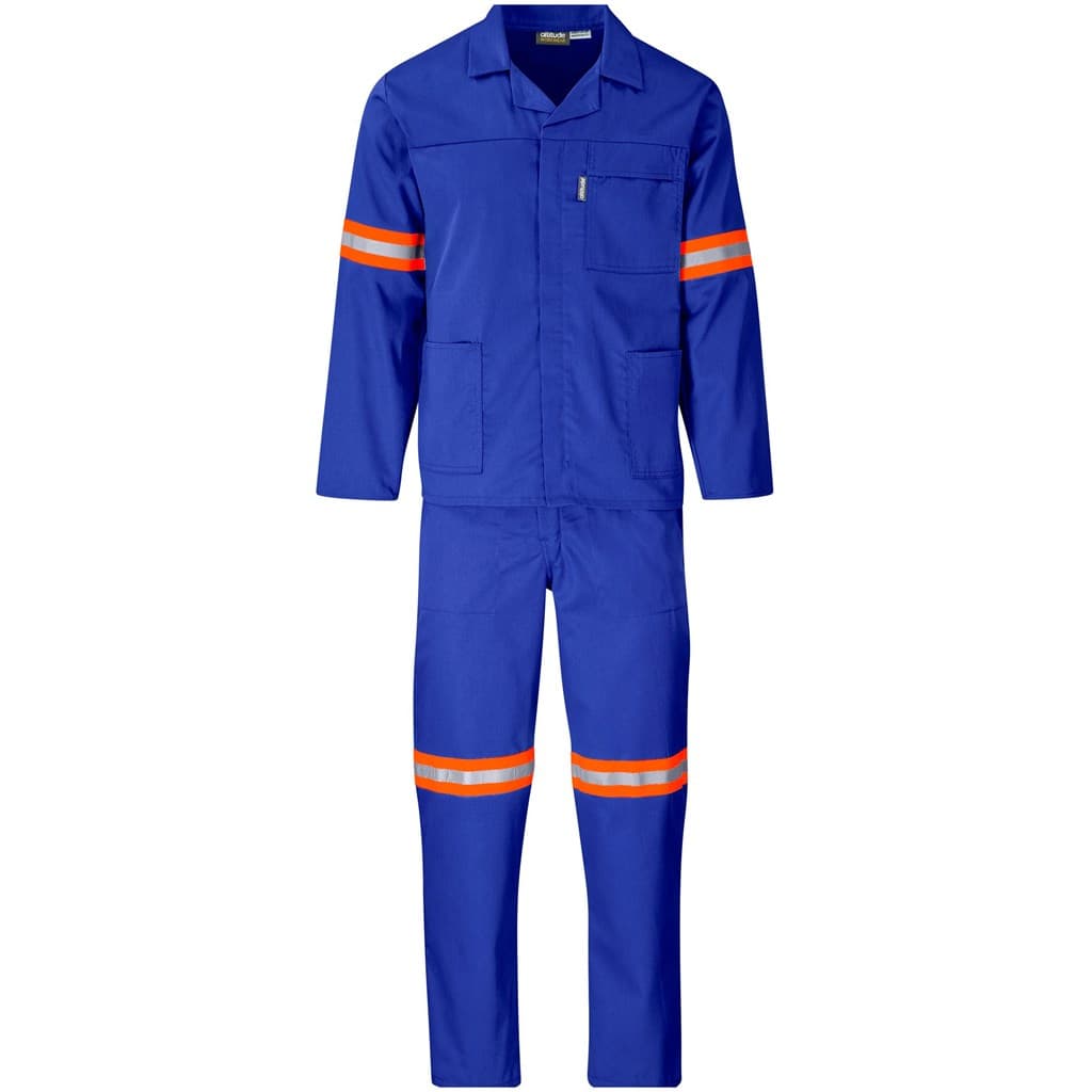 Trade Polycotton Conti Suit - Reflective Arms & Legs - Orange Tape 31
