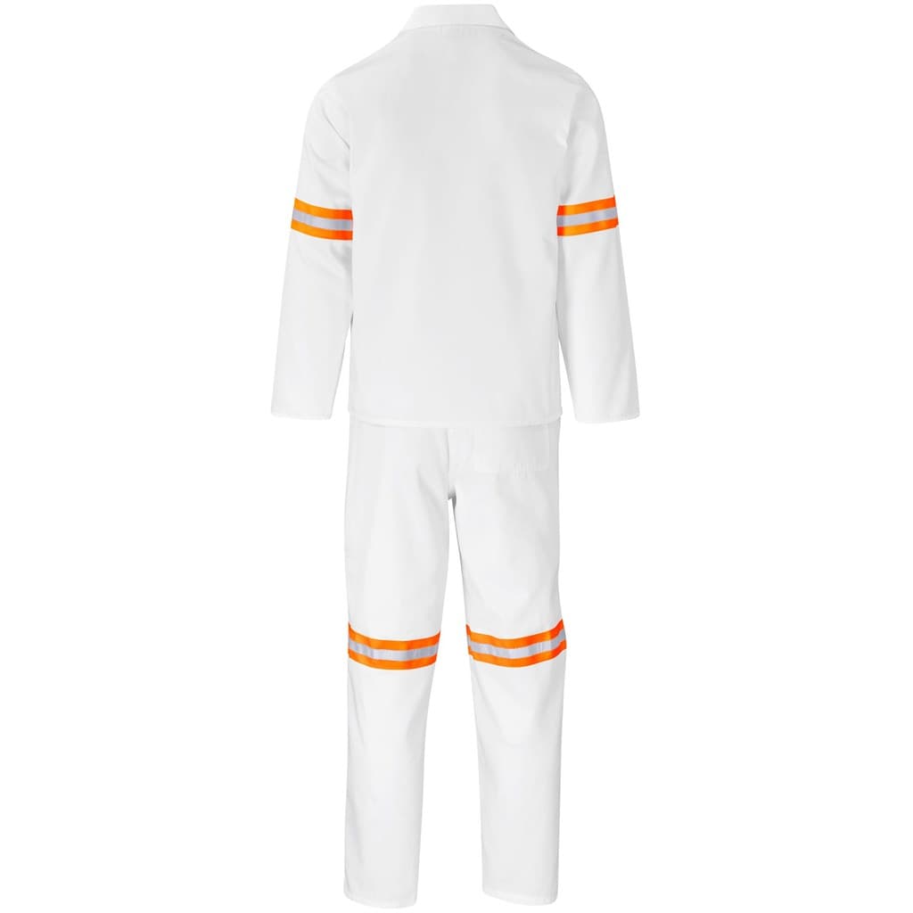 Trade Polycotton Conti Suit - Reflective Arms & Legs - Orange Tape 35