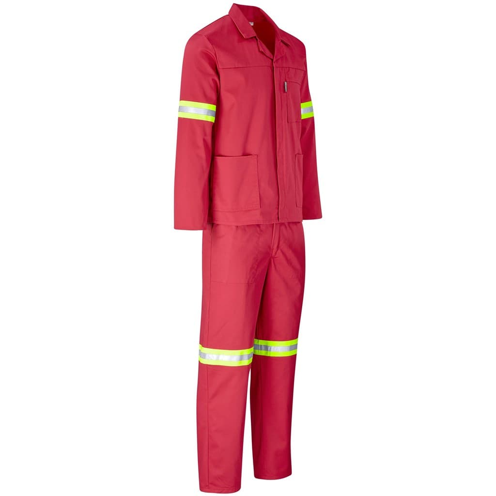Trade Polycotton Conti Suit - Reflective Arms, Legs & Back - Yellow Tape 28