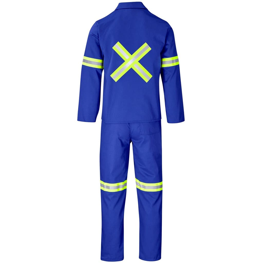 Trade Polycotton Conti Suit - Reflective Arms, Legs & Back - Yellow Tape 31