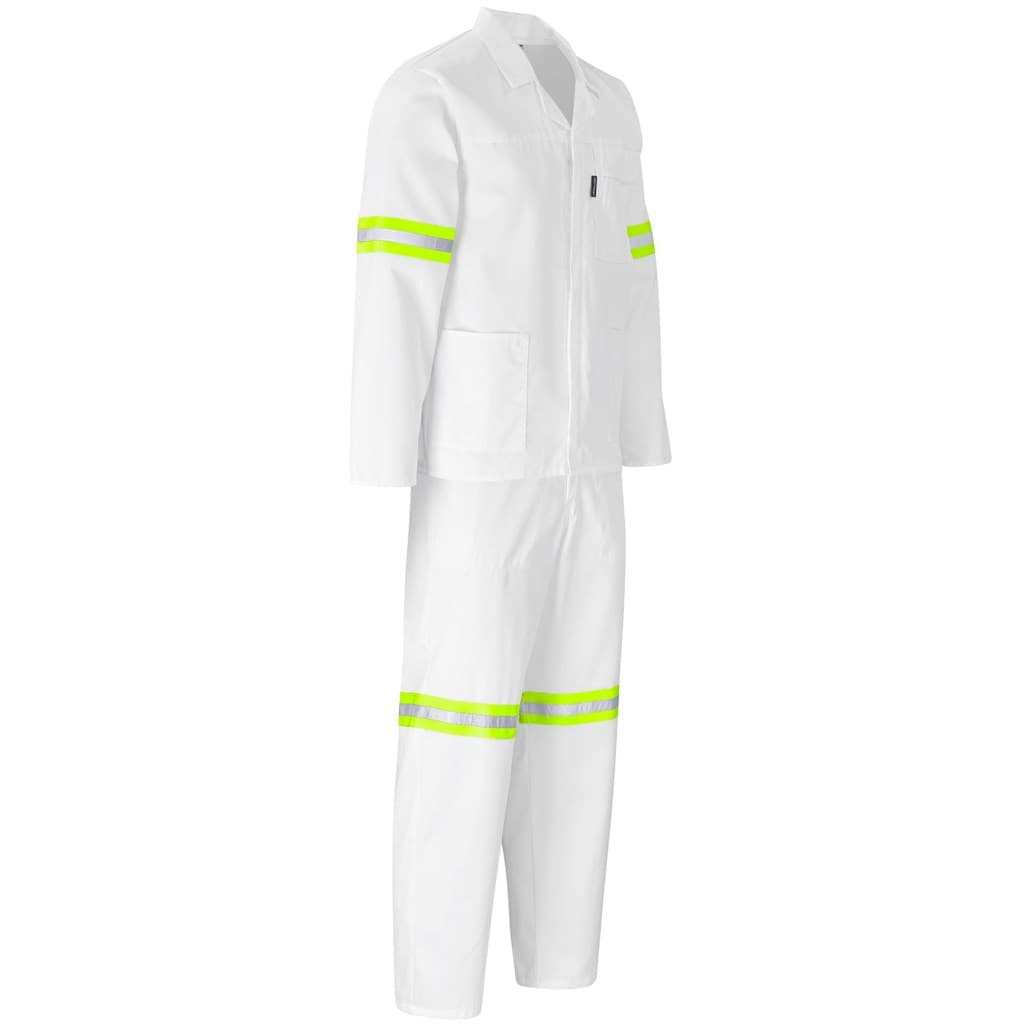 Trade Polycotton Conti Suit - Reflective Arms, Legs & Back - Yellow Tape 34